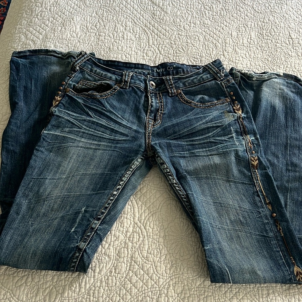 Detail cowgirl tuff jeans
